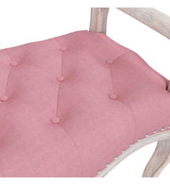 Banc Rose 80x45x60 cm Velours