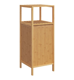 Armoire de salle de bain avec étagère 36x33x87 cm bambou