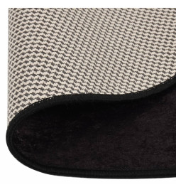 Tapis lavable anthracite Ø 200 cm antidérapant