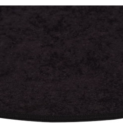 Tapis lavable anthracite Ø 200 cm antidérapant
