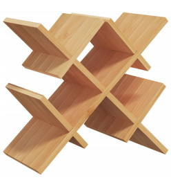 Casier à vin pour 5 bouteilles 41x15x25 cm bambou