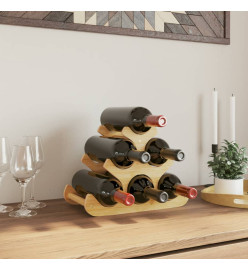 Casier à vin pour 6 bouteilles 35x18x25,5 cm bambou