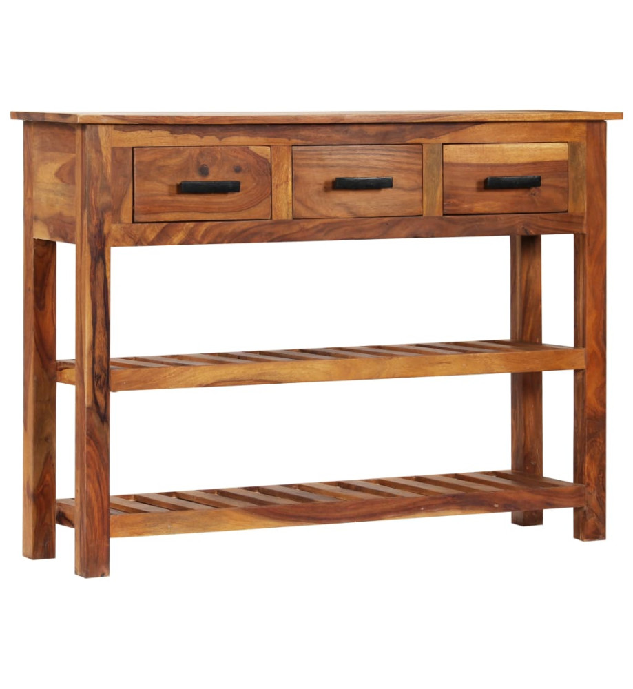 Buffet avec 3 tiroirs 110x30x80 cm Bois d'acacia massif Buffet avec 3 tiroirs 110x30x80 cm Bois d'acacia massif