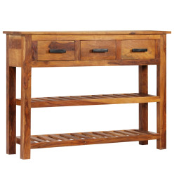 Buffet avec 3 tiroirs 110x30x80 cm Bois d'acacia massif