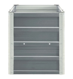 Lit surélevé de jardin Acier galvanisé 240x40x45 cm Gris