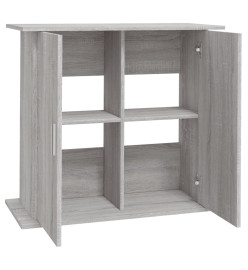 Support pour aquarium sonoma gris 81x36x73 cm bois d'ingénierie