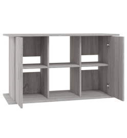 Support pour aquarium sonoma gris 101x41x58cm bois d'ingénierie