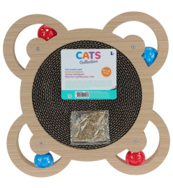 Pets Collection Tapis à gratter pour chat naturel 35x35x5 cm