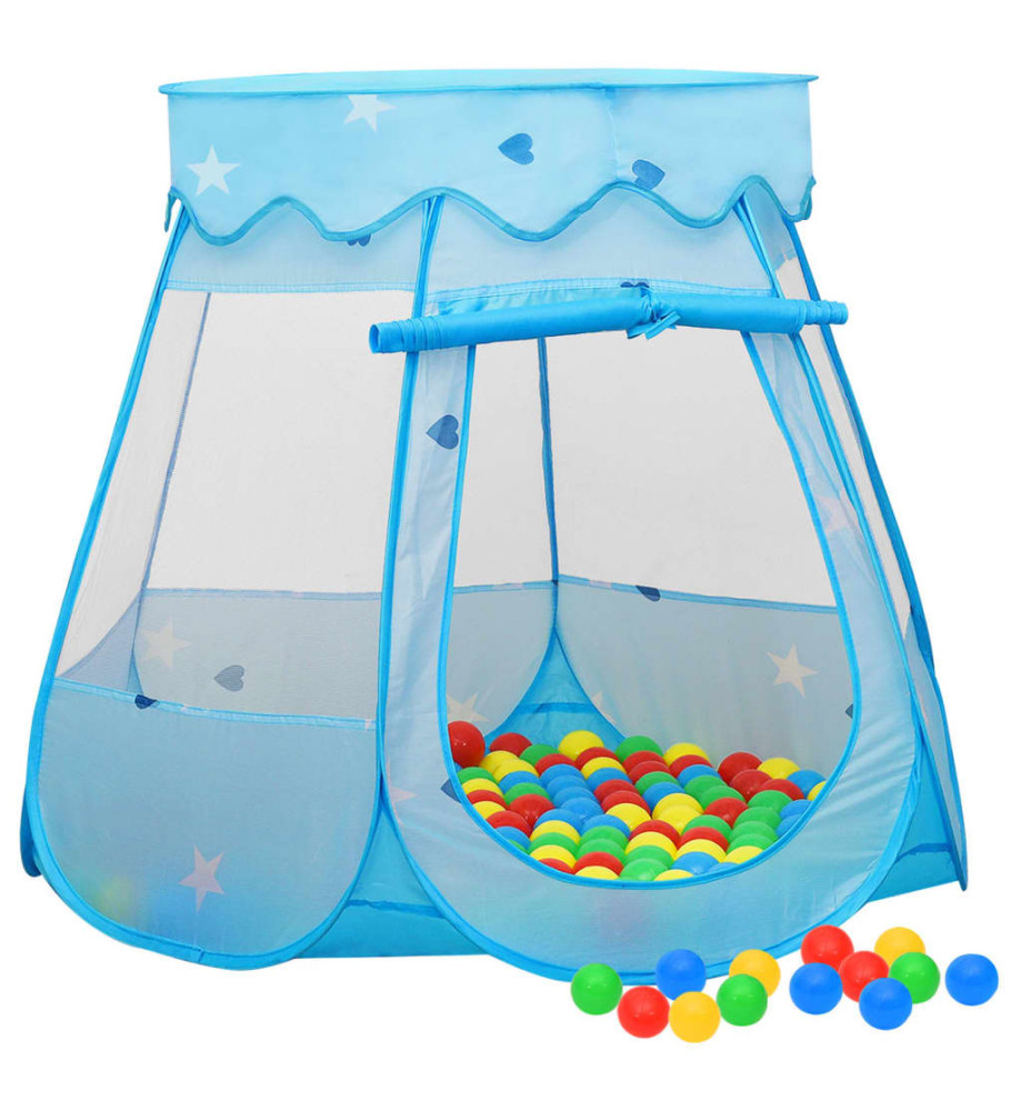 Tente de jeu pour enfants Bleu 102x102x82 cm