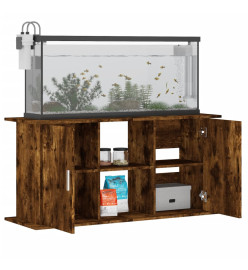 Support pour aquarium chêne fumé 121x41x58 cm bois d'ingénierie