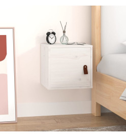 Armoire murale Blanc 31,5x30x30 cm Bois de pin massif