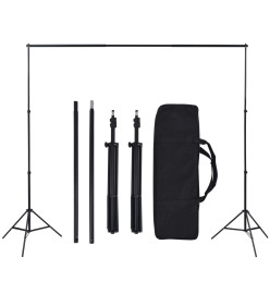 Kit de studio photo avec éclairage toile de fond et réflecteur