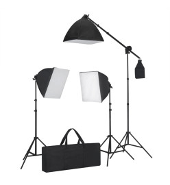 Kit de studio photo boîte à lumière toile de fond et réflecteur