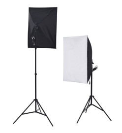 Kit de studio photo boîte à lumière toile de fond et réflecteur