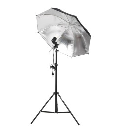 Kit de studio photo avec éclairage toile de fond et réflecteur