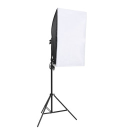 Kit de studio photo avec éclairage toile de fond et réflecteur