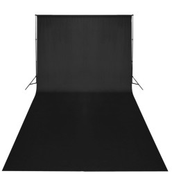 Kit de studio photo avec lampes toile de fond et réflecteur