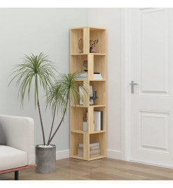 Armoire d'angle Chêne sonoma 33x33x164,5 cm Aggloméré