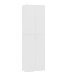 Armoire de bureau Blanc 60 x 32 x 190 cm Bois d'ingénierie