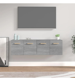 Armoires murales 2 pcs Sonoma gris 60x36,5x35 cm Bois