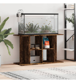 Support pour aquarium chêne fumé 100x40x60 cm bois d'ingénierie