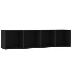 Bibliothèque/Meuble TV Noir 143 x 30 x 36 cm