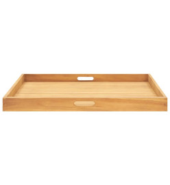 Plateau de service 80x80 cm Bois de teck massif