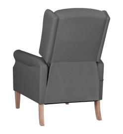 Fauteuil de massage inclinable Gris clair Tissu