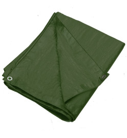 Bâche 90 g/m² 6x12 m Vert PEHD