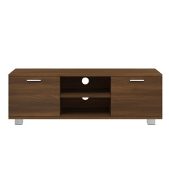 Meuble TV Chêne marron 120x40,5x35 cm Bois d'ingénierie