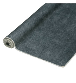 Tapis lavable pliable Gris 180x270 cm Polyester