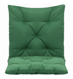 Coussins de chaise pivotante 2 pcs Vert 50 cm