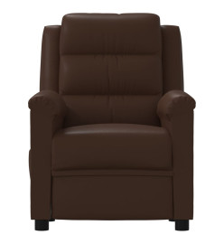 Fauteuil inclinable Marron Similicuir