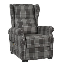 Fauteuil de massage Gris Tissu