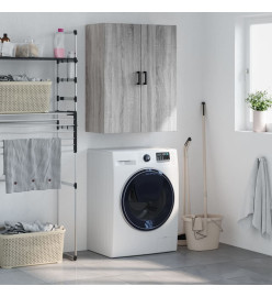 Armoire murale sonoma gris 69,5x34x90 cm