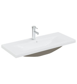 Ensemble de meubles de salle de bain Blanc Aggloméré