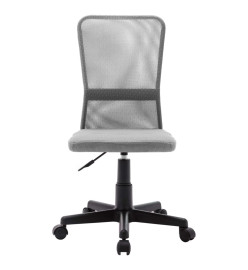Chaise de bureau Gris 44x52x100 cm Tissu en maille