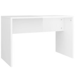 Ensemble de coiffeuse Blanc brillant 86,5x35x136 cm