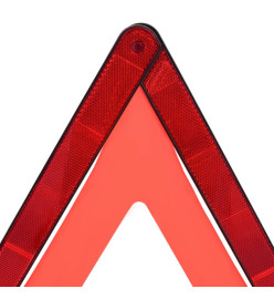 Triangle de signalisation routière 10pcs Rouge 56,5x36,5x44,5cm