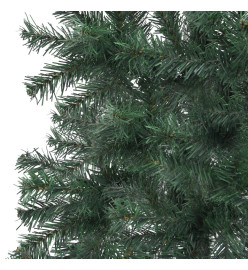 Arbre de Noël artificiel d'angle pré-éclairé vert 120 cm PVC