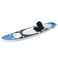 Ensemble de planche SUP gonflable Bleu 360x81x10 cm