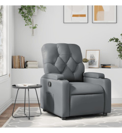 Fauteuil inclinable Gris Similicuir