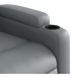 Fauteuil inclinable Gris Similicuir