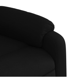 Fauteuil inclinable Noir Tissu