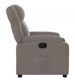 Fauteuil inclinable Taupe Tissu