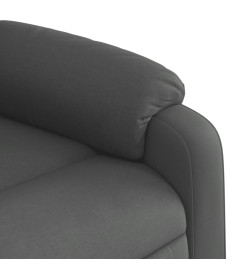 Fauteuil inclinable Gris foncé Tissu