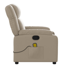 Fauteuil de massage inclinable Cappuccino Similicuir