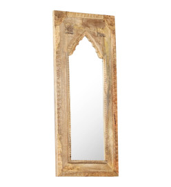 Miroir 50x3x110 cm Bois de manguier massif