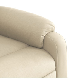 Fauteuil inclinable Crème Tissu