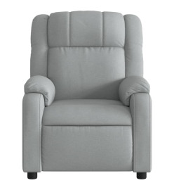 Fauteuil inclinable Gris clair Tissu